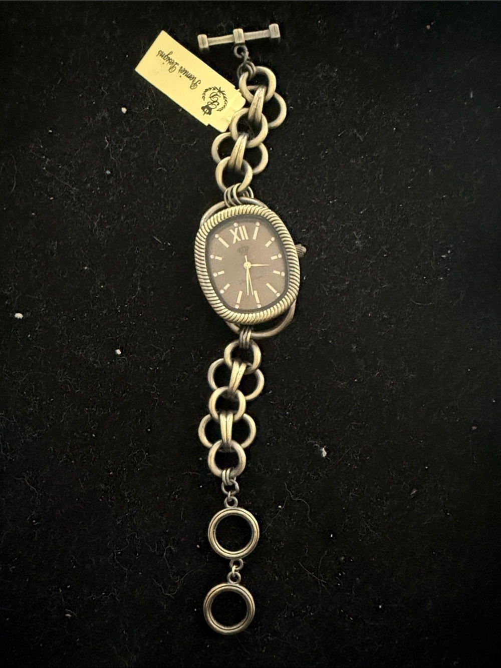 Premier Designs Antique Gold Tone Bracelet Watch | Chunky Link Quartz